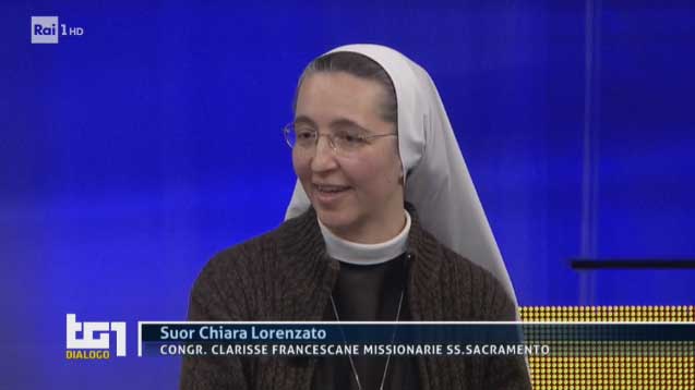Tg1DialogoSrChiaraLorenzato